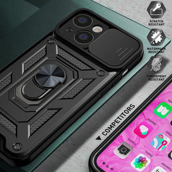 Etui Slide Camera Armor do Samsung Galaxy S24 FE czarne