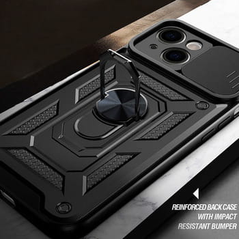 Etui Slide Camera Armor do Samsung Galaxy S24 FE czarne