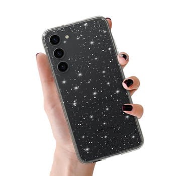 Etui Crystal Glitter do Samsung A16 silver