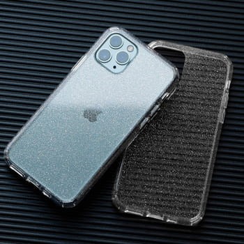 Etui Crystal Glitter do Samsung A16 silver
