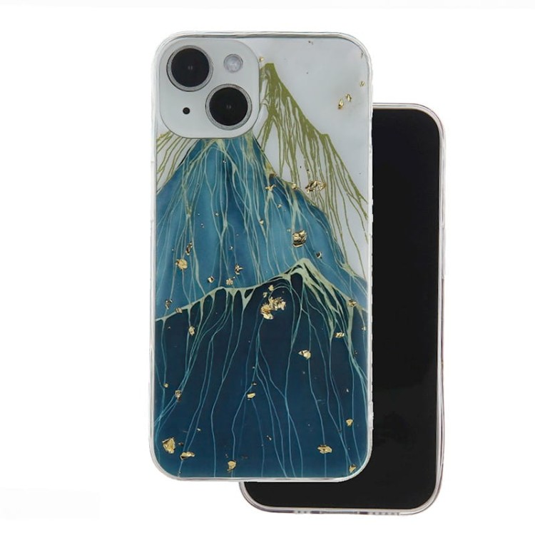 Etui Gold Glam do Samsung A15 mountain