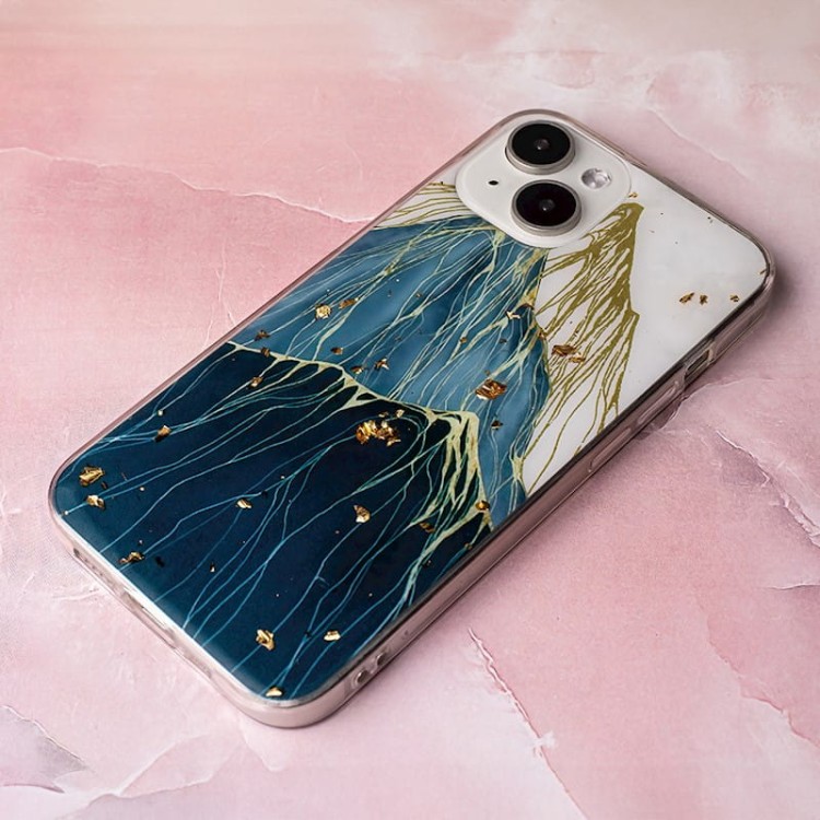 Etui Gold Glam do Samsung A15 mountain