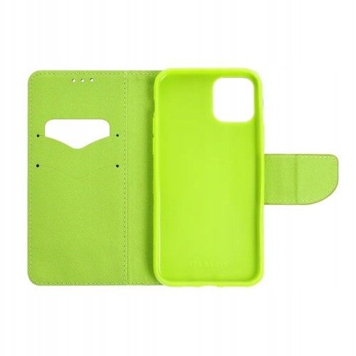 Etui Fancy do Samsung Galaxy A15 granatowo-zielone