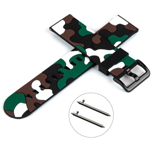 Pasek silikonowy Z01 - model 3 - 22 mm