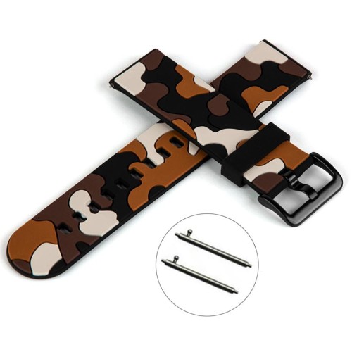 Pasek silikonowy Z01 - model 2 - 22 mm