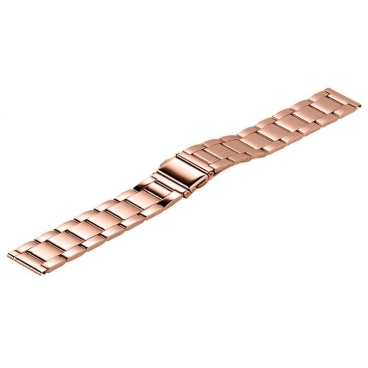Bransoleta standard - model 10 - różowe złoto - 22 mm