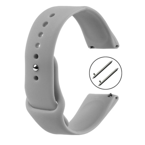 Pasek silikonowy S01 - szary - 20 mm