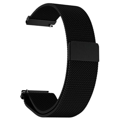 Bransoleta siatka - magnetyczna - uniwersalna - 20 mm czarna