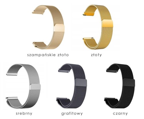 Bransoleta siatka - magnetyczna - uniwersalna - 20 mm