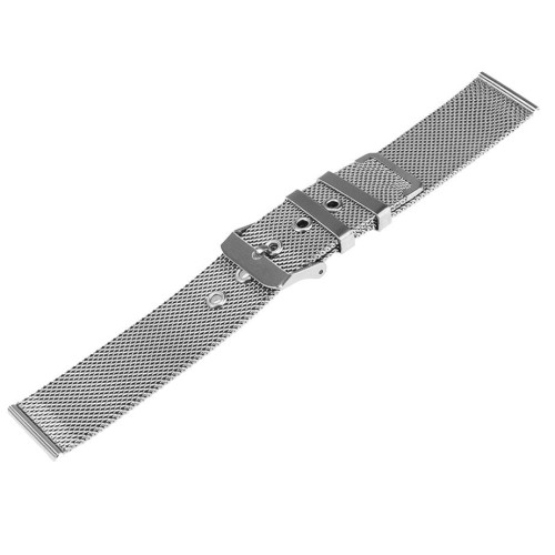 Bransoleta siatka klamra model 6 - 20 mm - srebrna