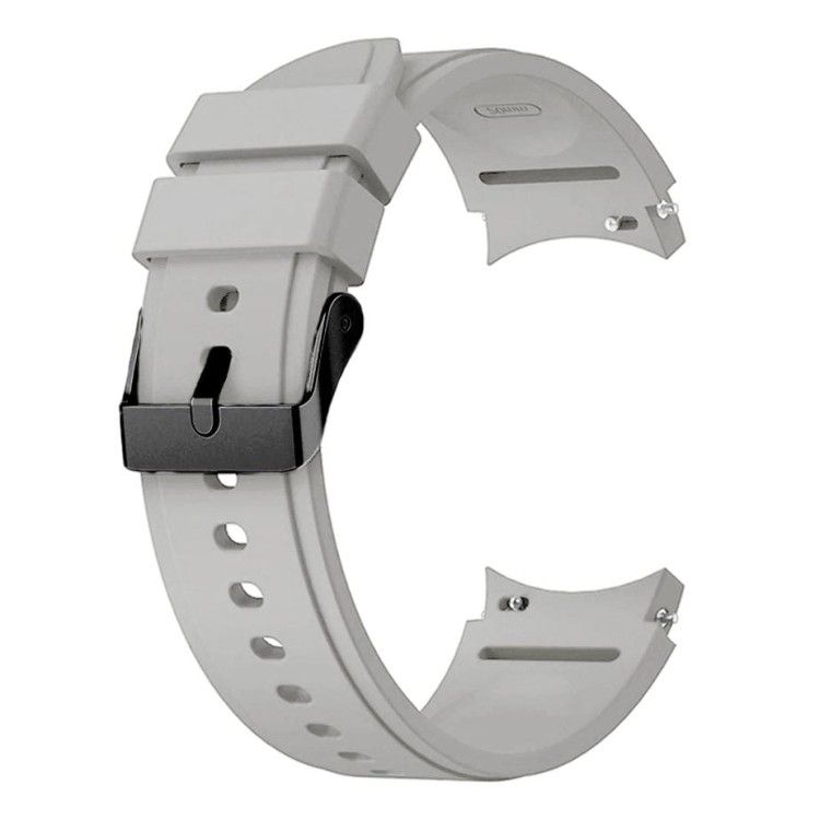 Pasek silikonowy - do Samsung Galaxy Watch szary - 20 mm