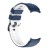 Pasek silikonowy - do Samsung Galaxy Watch - granatowo-biały - 20 mm