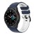 Pasek silikonowy - do Samsung Galaxy Watch - granatowo-biały - 20 mm