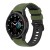 Pasek silikonowy - do Samsung Galaxy Watch- zielono-czarny - 20 mm