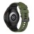 Pasek silikonowy - do Samsung Galaxy Watch- zielono-czarny - 20 mm