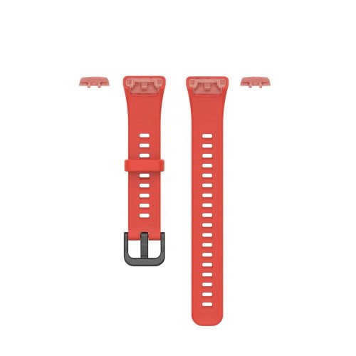 Pasek silikonowy - do Honor Band 6 - czerwony