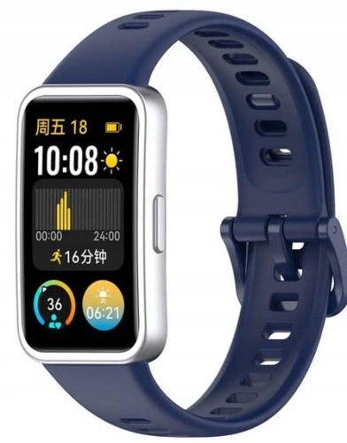 Pasek silikonowy - do Huawei Band 8/9 - granatowy