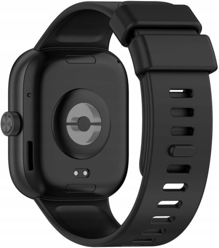Pasek Silikonowy do Xiaomi Smart Band 8 Pro / Xiaomi Smart Band 9 Pro, Czarny
