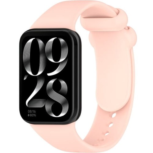 Pasek Silikonowy do Xiaomi Smart Band 8 Pro / Xiaomi Smart Band 9 Pro, różowy