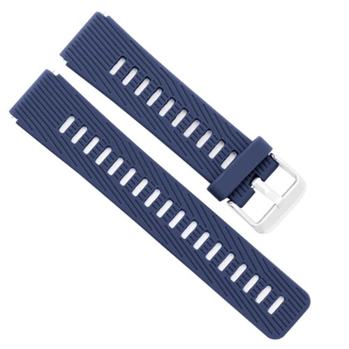 Pasek silikonowy - do Huawei Talkband B5 - granatowy - 18 mm
