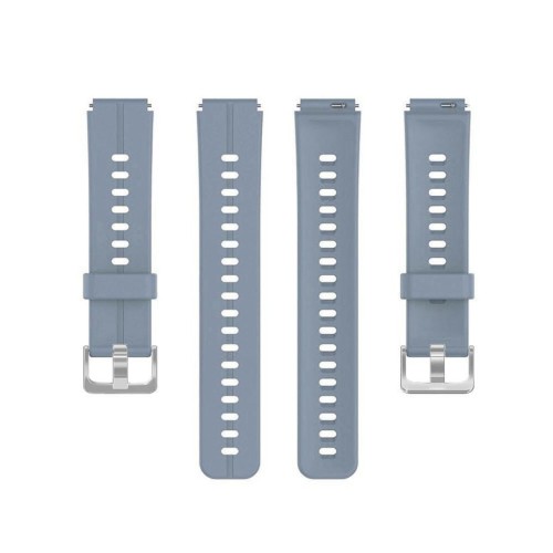 Pasek silikonowy - do Huawei Talkband B6 - szaroniebieski - 16 mm