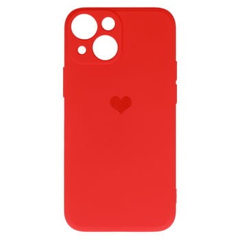 Vennus Silicone Heart Case do Iphone 14 wzór 1 czerwony