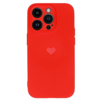 Vennus Silicone Heart Case do Iphone 14 Pro Max wzór 1 czerwony