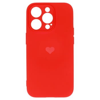 Vennus Silicone Heart Case do Iphone 14 Pro Max wzór 1 czerwony