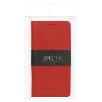 Etui Book Specjal do Samsung Galaxy A14 czerwony ze skórki