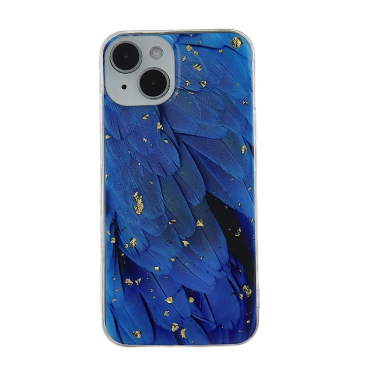 Etui Gold Glam do Samsung A14 BLUE