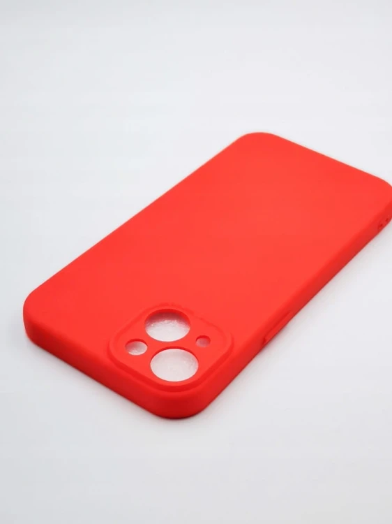 Etui Silicon iPhone 14 czerwony