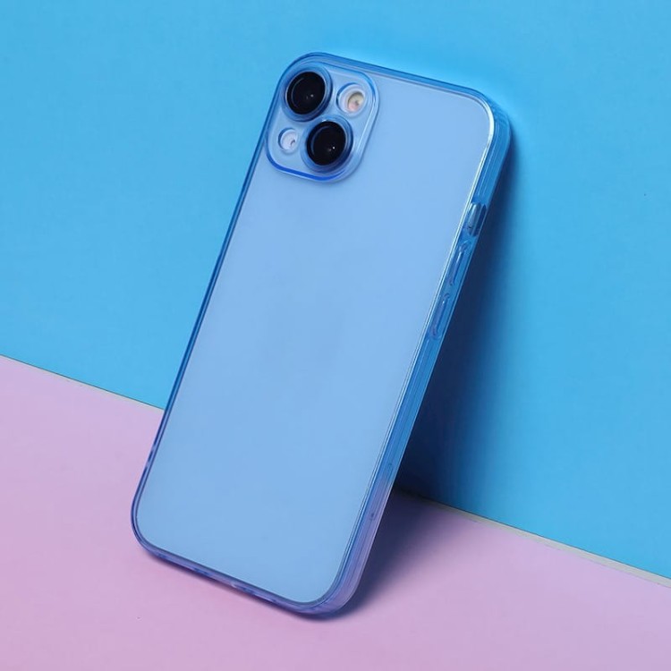 Etui Slim Color do iPhone 14 niebieskie