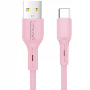 Joyroom kabel USB - micro USB 1m różowy