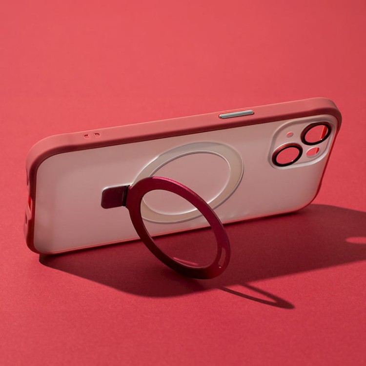 Nakładka Mag Ring do iPhone 14 Pro 6,1" czerwona