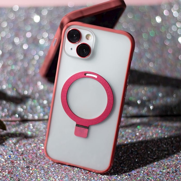 Nakładka Mag Ring do iPhone 14 Pro 6,1" czerwona