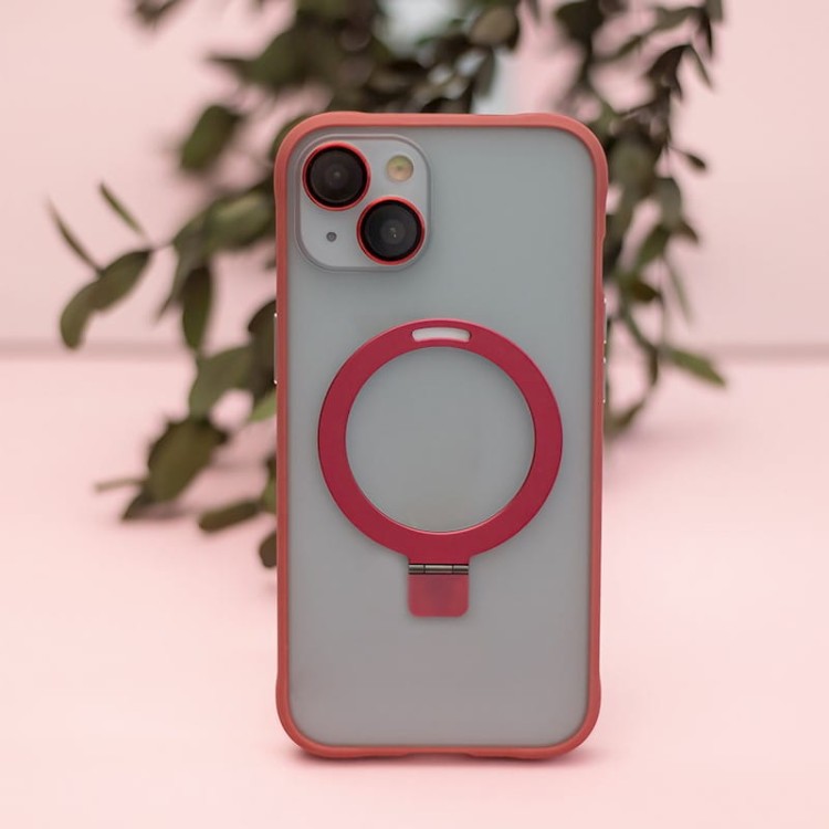 Nakładka Mag Ring do iPhone 14 Pro 6,1" czerwona
