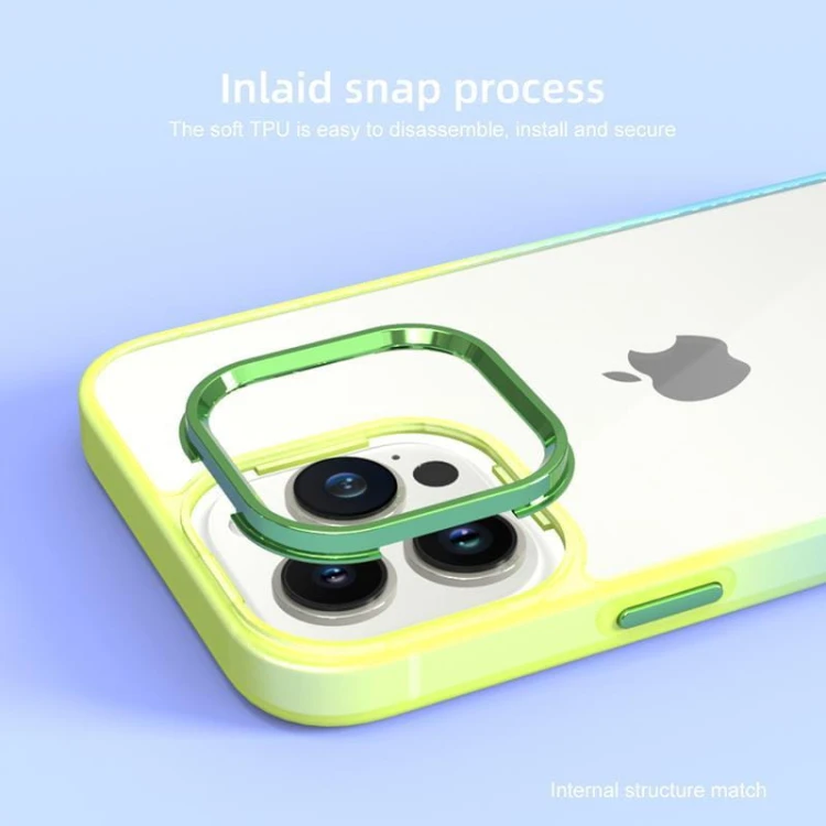 Etui MX Rainbow do iPhone 14 Pro Max zielono-niebieski