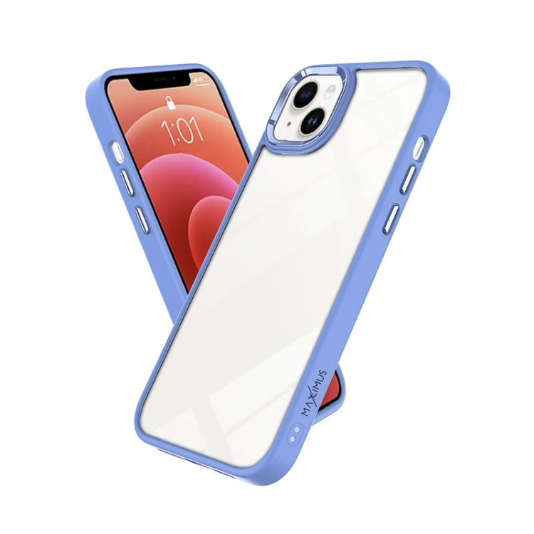 Etui MX Glassy Cam do iPhone 14 Pro Max fioletowy