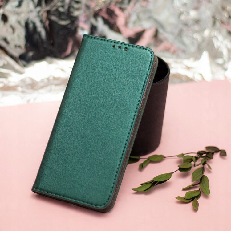 Etui Magnetic do Huawei P40 ciemnozielony