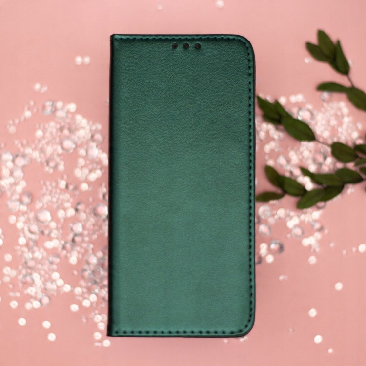 Etui Magnetic do Huawei P40 ciemnozielony
