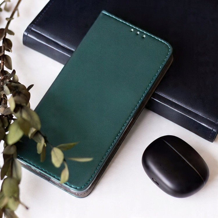 Etui Magnetic do Huawei P40 ciemnozielony