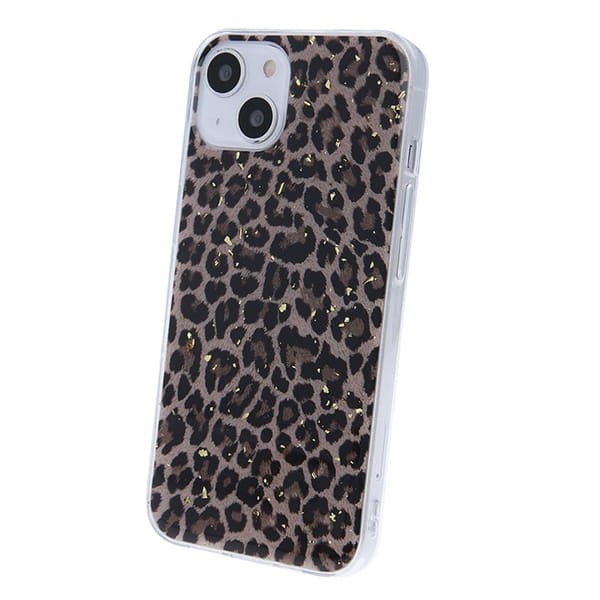 Etui Gold Glam do Samsung M53 5G panterka 1