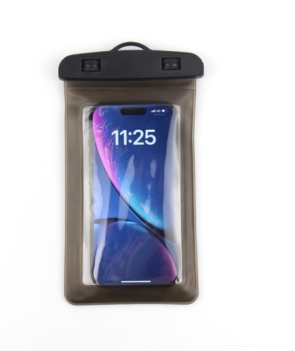 Etui wodoodporne 5,8-6,8" czarne ze smyczą