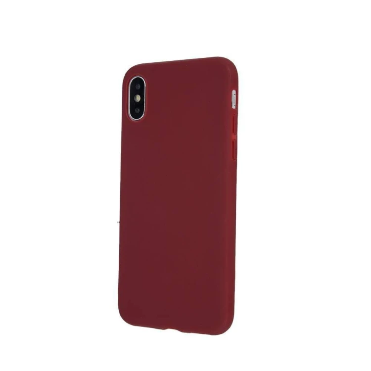 Etui Matt TPU Samsung A02s burgundowe