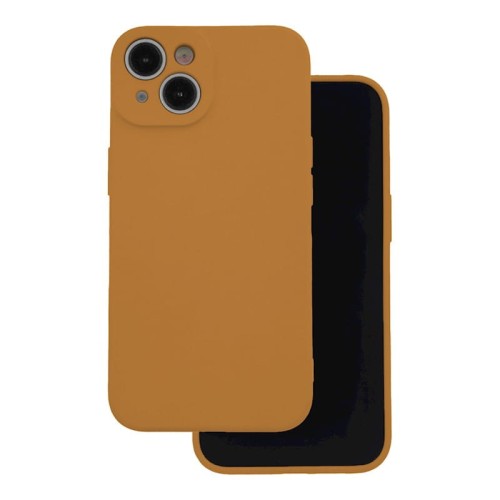 Etui Silicon iPhone 16 Plus karmelowy