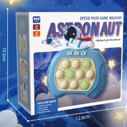 Gra zręcznościowa Astronaut Pop It niebieski