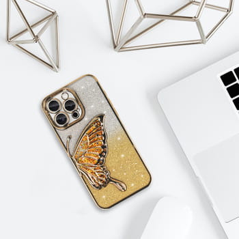 Tel Protect Butterfly Water Case do Iphone 16 złoty
