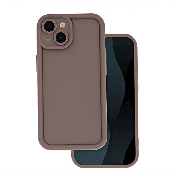 Etui Rim TPU do iPhone 16 brązowa