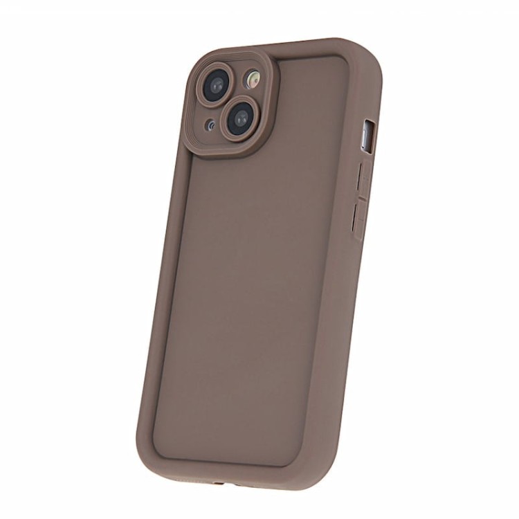 Etui Rim TPU do iPhone 16 brązowa
