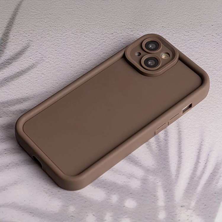 Etui Rim TPU do iPhone 16 brązowa